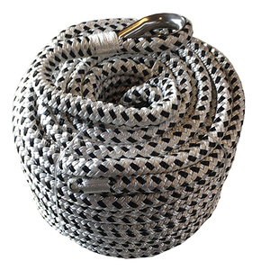 Liros Marstrand 12 mm hvid-sort 30 m ankerline